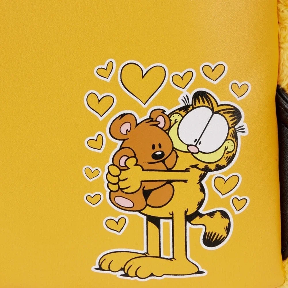 NEW Loungefly Nickelodeon Garfield and Pooky Plush Mini Backpack Yellow Faux Fur